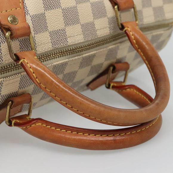LOUIS VUITTON Damier Azur Speedy 30 Hand Bag N41533 LV Auth 89669 - Picture 7 of 16